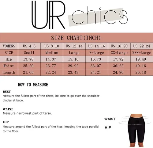 Miniatura 5 de Urchics Pantalones cortos largos de natación para mujer, talla grande, tankini