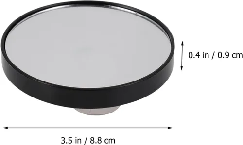 Miniatura 6 de Espejo de maquillaje compacto con ventosas, espejo portátil redondo para viajes y baño para aplicación cosmética detallada y eliminación