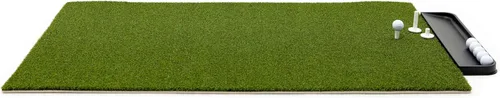Miniatura 2 de Dura-Pro Alfombrilla de golf premium de césped para interiores y exteriores. Bandeja de regalo + 3 tees