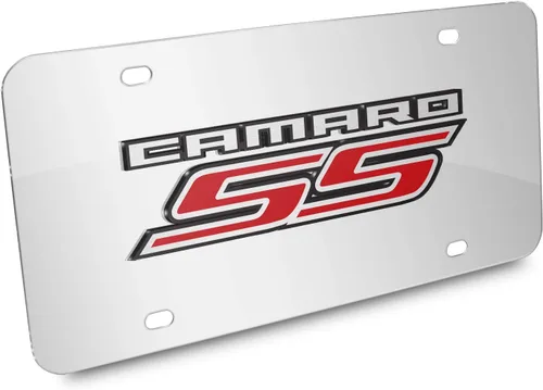 Miniatura 3 de iPick Image Para Chevrolet Camaro SS 2010 Espejo Cromo Placa de Metal