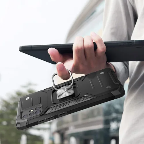 Miniatura 7 de Funda para Galaxy A71 5G con protector de pantalla, a prueba de caídas, ajuste delgado, con soporte para automóvil, funda protectora ligera