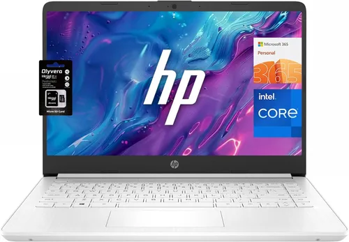 Miniatura 12 de Laptop HP HD de 14 pulgadas para estudiantes y negocios, Intel Quad-Core N4120, 4 GB de RAM, 192 GB de almacenamiento