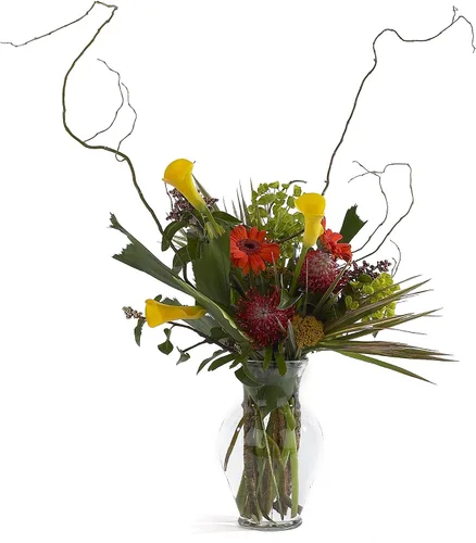 Miniatura 8 de Floral Supply Online Florero de Jardín de Primavera de 10 5/8" y Folleto Guía de Flores - Florero Decorativo de Vidrio para Arreglos Florales