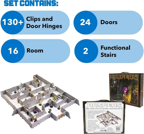 Miniatura 3 de Dirt Cheap Dungeons Mini Ruins Kit TT RPG Terrain Building para Calabozos y Dragones, Pathfinder, Juegos de Guerra y mucho más