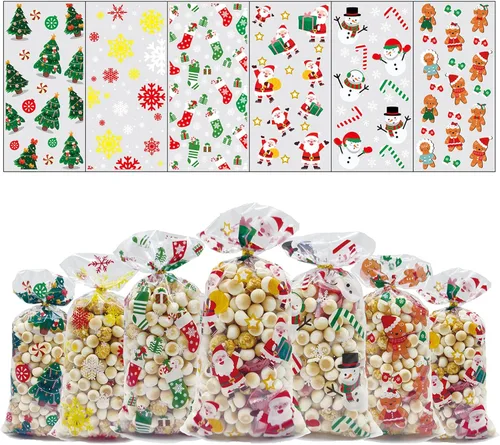 Miniatura 16 de Bolsas de San Valentín ONFAON, 180 piezas de bolsas de regalo de San Valentín con 200 lazos para empacar bocadillos, galletas y dulces, bolsas