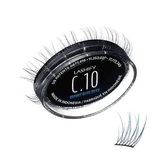 Miniatura 20 de Lashify Curl - Extensiones de pestañas Gossamer DIY de 0.394 pulgadas, color negro, pestañas postizas fáciles para un aspecto natural