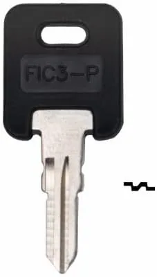 ILCO FIC 1681 RV Motor Home Llave en blanco, FIC3-P (paquete de 5) - 1 unidad