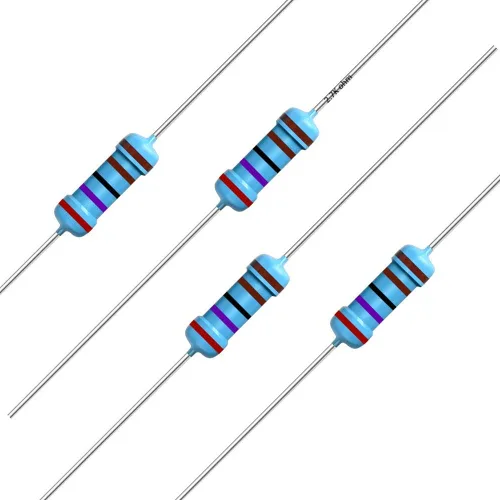 Miniatura 11 de California JOS 100 unidades de resistencia de 0.12 ohmios 1/4w (0.25 W) Resistencia fija de película metálica de tolerancia ±1%, más de 189 valores
