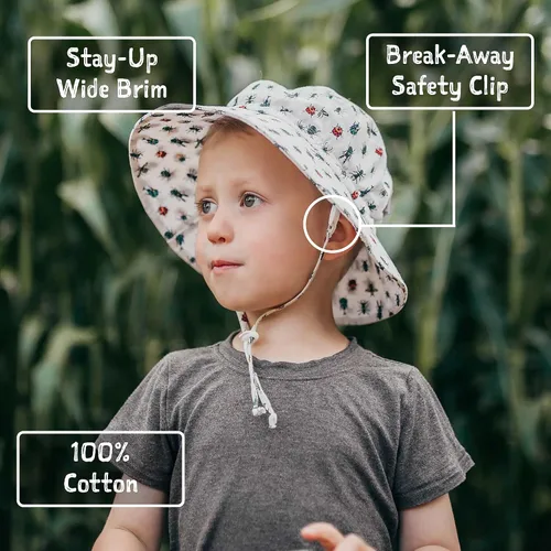 Miniatura 2 de JAN & JUL Grow-with-Me - Sombrero de algodón para bebés y niños