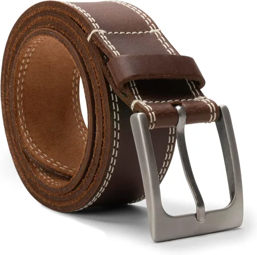 Miniatura 11 de Hide & Drink, Cinturón de cuero de grano completo de doble hilera para hombre, estilo occidental, accesorio casual de vaquero, hecho a mano