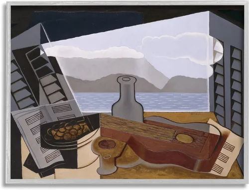 Miniatura 9 de Stupell Industries La Fenetre Ouverte Juan Gris - Pintura abstracta clásica enmarcada para pared, diseño por one1000paintings Stupell Industries