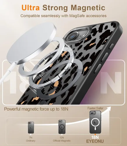 Miniatura 592 de Goodon para iPhone 15 Pro Max con protector de pantalla de privacidad, compatible con Magsafe, funda translúcida mate a prueba de golpes - Linda