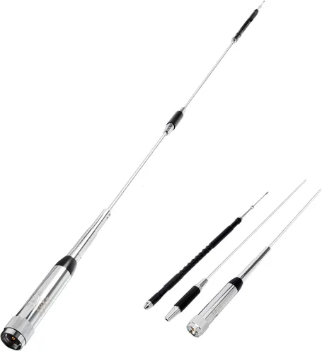 Antena de radio móvil de banda cuádruple 32.8 ft/19.7 ft/6.6 ft/27.6 in 29MHZ/50MHZ/144MHZ/430MHZ para YAESU FT-8900R TYT TH-9800 QYT KT-980 Plus