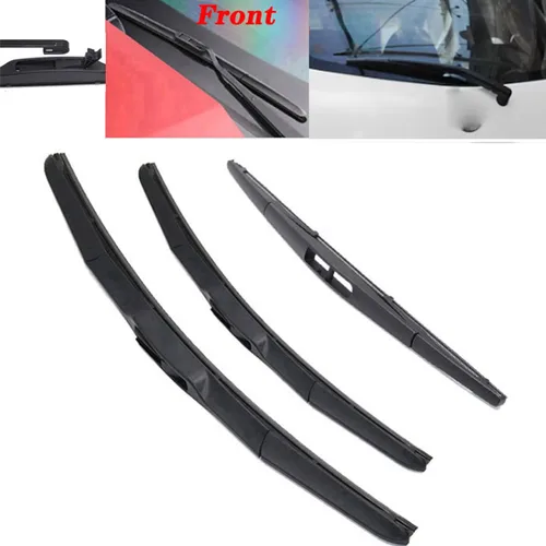 Miniatura 2 de Limpiaparabrisas delantero para Nissan Micra March K13 2010-2020, 21 pulgadas, 14 pulgadas, 12 pulgadas, limpiaparabrisas delantero y trasero