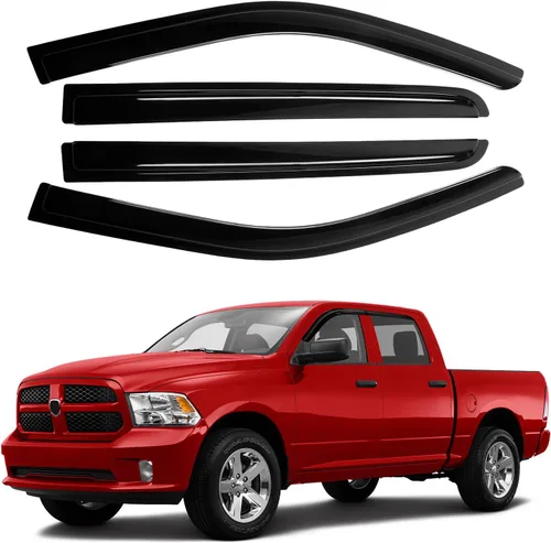 Miniatura 20 de Canvcle RAV4 Rain Guards - Window Visors for Toyota RAV4 2006-2012, Outside-Mount Tape-On Side Window Wind Deflectors for RAV4 Accessories, Vent