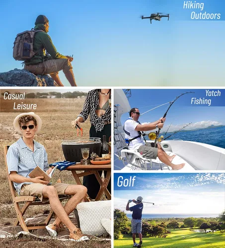 Miniatura 5 de VoLIta Pantalones cortos de senderismo para hombre, ligeros, de secado rápido, casuales, pantalones cortos de golf para pesca al aire libre