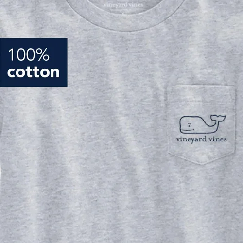 Miniatura 3 de vineyard vines Boys' Short Sleeve Vintage Whale Pocket T-Shirt