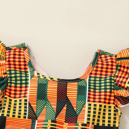Miniatura 4 de YOUNGER TREE - Conjunto de ropa para bebé, diseño africano Dashiki Ankara