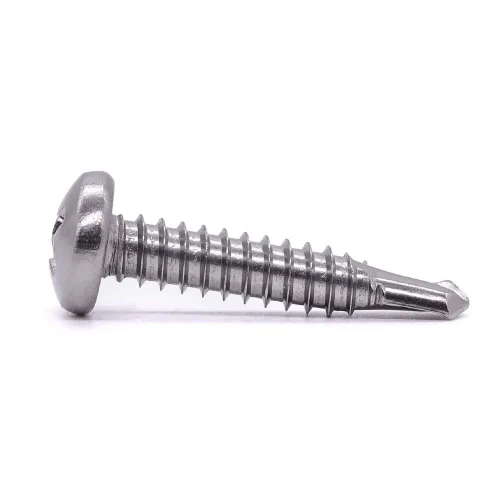 Miniatura 8 de Tornillos autoperforantes #12 x 1 pulgada, 410 tornillos de chapa de acero inoxidable, Phillips Drive, tornillos autorroscantes de cabeza redonda