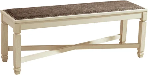 Miniatura 10 de Signature Design by Ashley Tyler Creek Urban Farmhouse - Banco de comedor tapizado con altura de mostrador, casi negro