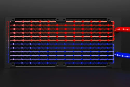 Miniatura 3 de ID-COOLING FROSTFLOW X 240 Enfriador de CPU de Agua AIO Enfriador de CPU de Líquido de 240 mm Enfriador de CPU de LED Blanco Ventiladores PWM
