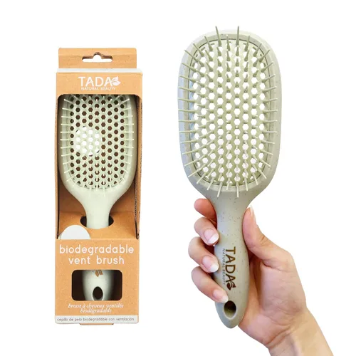 Miniatura 14 de TADA Natural Beauty - Cepillo desenredante para cabello rizado, grueso, ondulado y fino, agujeros de ventilación para secado rápido y peinado