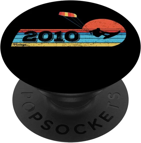 Miniatura 6 de Kitesurfer Kitesurfing Birthday Vintage 2010 born Kitesurf PopSockets MagSafe PopGrip for iPhone