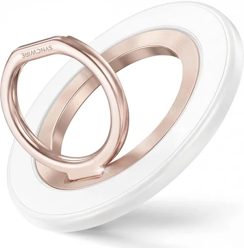Miniatura 43 de SYNCWIRE Soporte de Anillo Magnético para Teléfono para MagSafe, Soporte de Agarre para Teléfono Celular con Rotación de 360°, Anillo para Dedo