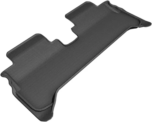 3D MAXpider Tapete KAGU de ajuste personalizado (negro), compatible con Chevrolet Bolt EV 2017-2023 - Segunda fila Trasero