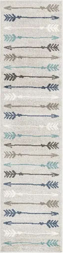 Miniatura 9 de Unique Loom - Tapete con diseño abstracto, informal, moderno y contemporáneo de la colección otoñal, alargado de 2 pies 6 pulgadas x 10 pies, diseño
