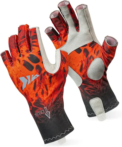 Miniatura 9 de KastKing Sol Armis - Guantes de protección solar UPF50+, guantes de pesca, protección UV, protección solar para exteriores, kayak, remar M