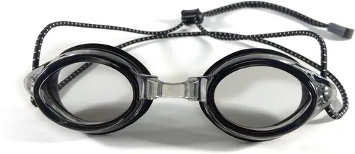 Miniatura 2 de Gafas de natación anti niebla con correa elástica de ajuste rápido Negro