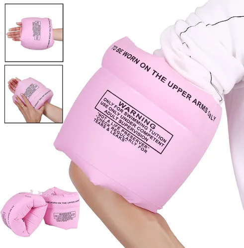 Miniatura 3 de Flotadores de brazo inflables para natación, mangas flotantes, anillos de natación (4-6-8 piezas)