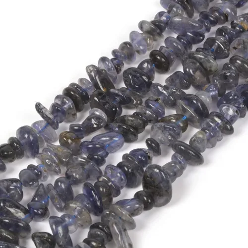 Miniatura 15 de Chips Amber Natural Gemstone Freedom Chips Cuentas sueltas de 0.433-0.472 in para hacer joyas, manualidades, 16 pulgadas Cuarzo Rutilado Dorado