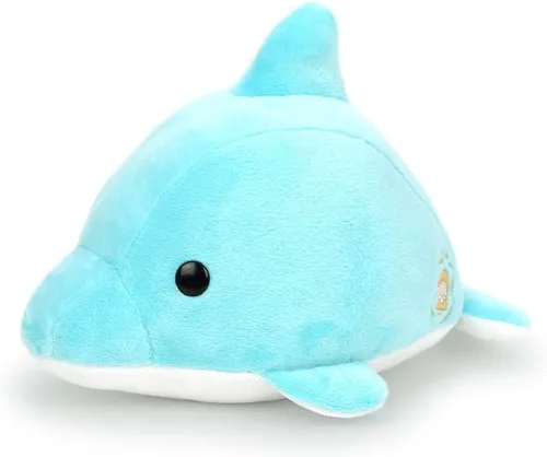 Bellzi Lindo juguete de peluche de delfín bebé, adorable juguete suave de delfín y regalos, regalo perfecto para niños, bebés, niños pequeños -