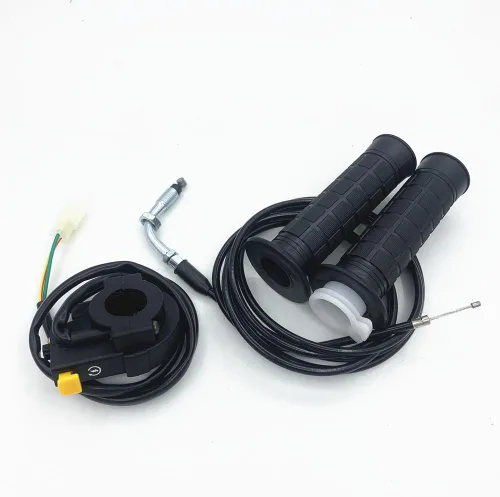 Puños giratorios, cable de acelerador 75 pulgadas, interruptor de apagado para patinete a gasolina de 43 cc 49 cc