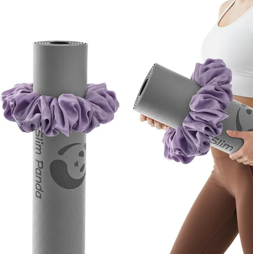 Miniatura 9 de Slim Panda Yoga Mat Scrunchie,Style & Cute Mat Holder,Stretchable Velvet Fabric Fit All Standard Yoga Mats (mat not included)