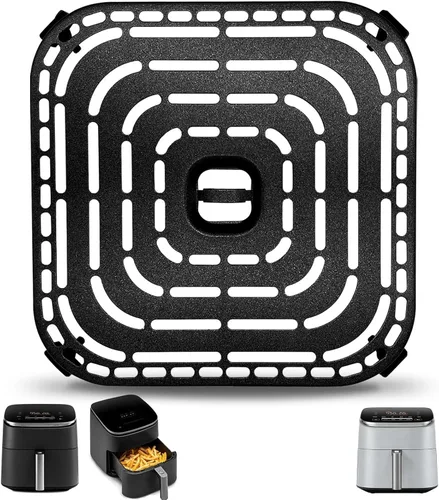 Miniatura 6 de GCQ Sartén para freidora de aire COSORI Pro LE de 5 cuartos de galón, antiadherente de 8.26 x 8.26 pulgadas, piezas de repuesto para estante