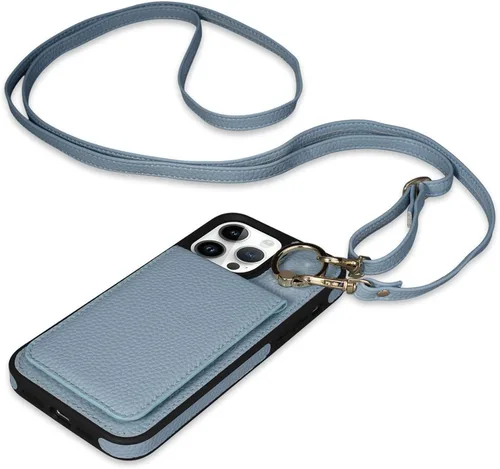 Miniatura 48 de Funda para iPhone 14 Pro Max de 6.7'', Funda Cartera Cruzada Desmontable con Ranuras para Tarjetas con Bloqueo RFID, Soporte de Anillo de 360°