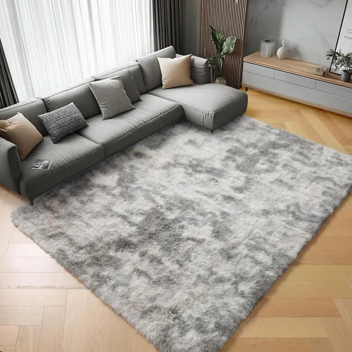 Miniatura 53 de ONASAR - Alfombra de pasillo negra de 2 x 6 pies, esponjosa, lavable, ultrasuave, afelpada, peluda, tapete para bebés, dormitorio de niños, armario