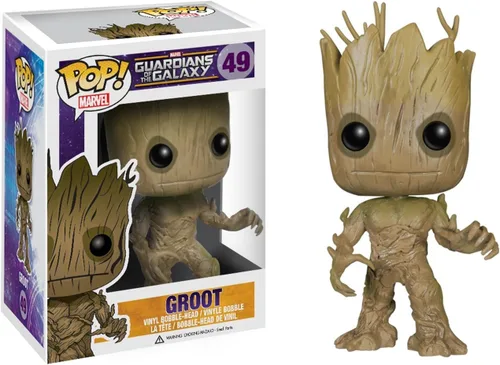 Miniatura 2 de Funko POP Marvel: Guardianes de la Galaxia, Groot Vinyl Bobble, Cabeza