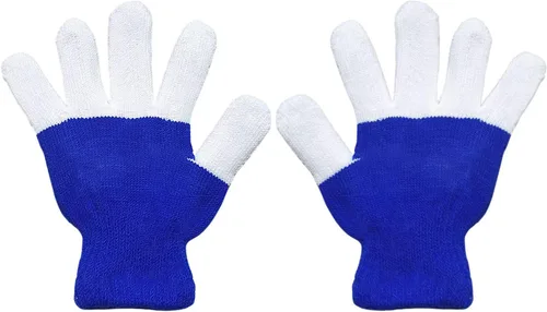 Miniatura 2 de WEICHUANGXIN - Guantes LED, luces en los dedos, 6 modos intermitentes, LED cálidos guantes, M