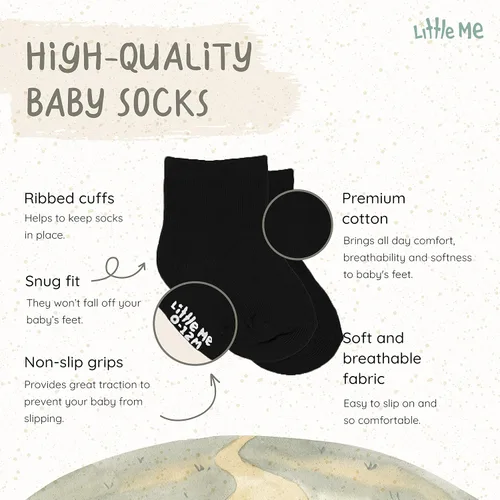 Miniatura 2 de Little Me 20-Pack Newborn Baby Infant & Toddler Unisex Socks, For Baby Girl or Boy, 0-12 & 12-24 Months, Assorted Size Pack