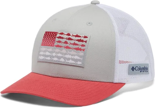 Miniatura 798 de Columbia - Gorra de malla con bandera con árboles unisex para adultos, corona alta