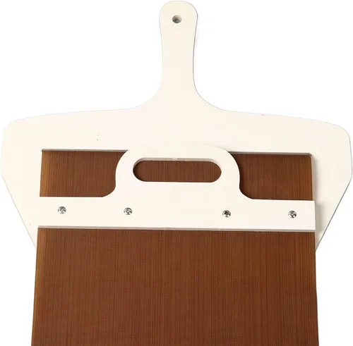 Miniatura 9 de Pala de madera deslizante para pizza con agarre cómodo, ligera para hornear pizza casera, LUCKDANO9DZYVF7I8G