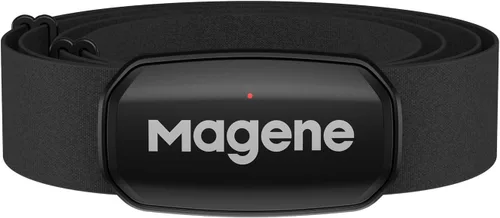 Magene Monitor de frecuencia cardíaca H303, correa de pecho con sensor de frecuencia cardíaca, protocolo ANT+/Bluetooth, compatible con aplicaciones