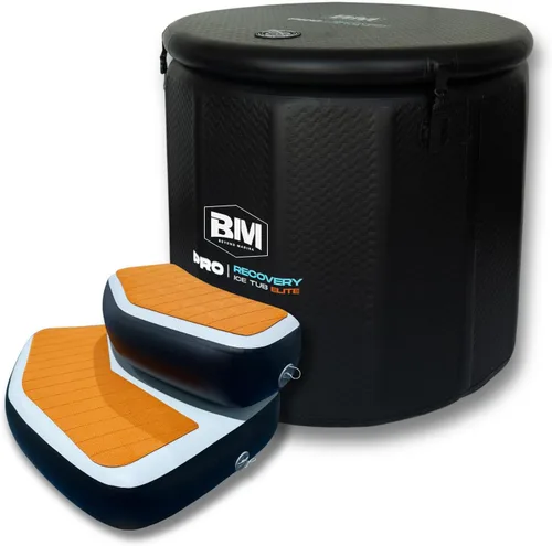 Miniatura 11 de Bañera de hielo inflable para atletas, bañera de recuperación de inmersión fría con tapa aislada, hoja de suelo de EVA, mochila, capacidad de 140