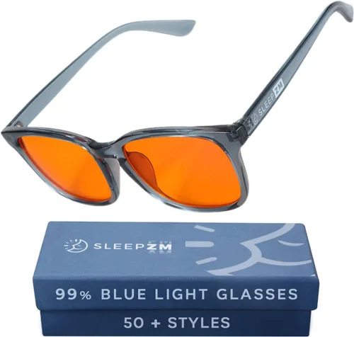 Miniatura 17 de Sleep ZM Blue Light Blocking & Light Sensitivity Glasses - 8 Lens Types for Comfort, Relaxation, Sleep & Relief