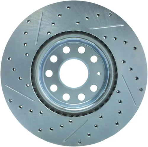 Miniatura 2 de StopTech 227.33098L Select Sport Perforado y ranurado Rotor de freno; Delantero izquierdo