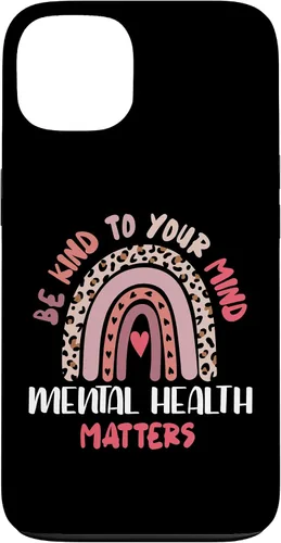Miniatura 7 de iPhone 16 Mental Health Matters Rainbow Be Kind To Your Own Mind Case